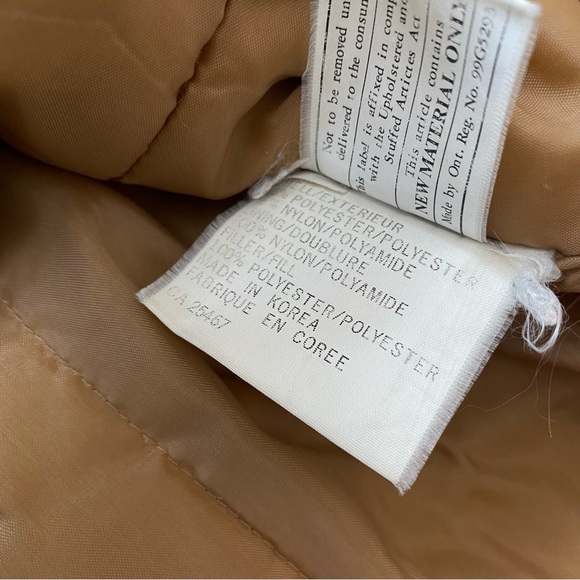 Vintage Eatons Neutral Patterned Puff Jacket - Picture 10 of 10